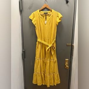 NWT Catherine Malandrino cotton gauze midi dress with pockets size XL